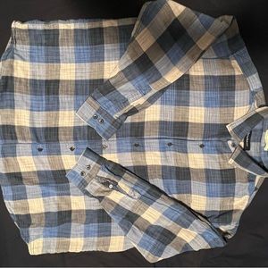 Tommy Bahama big and tall 2 ply cotton long sleeve shirt.